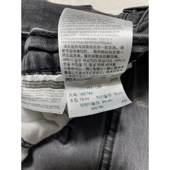 Levi’s 502 Regular Taper Jeans Gray 32x30 - Picture 8 of 8